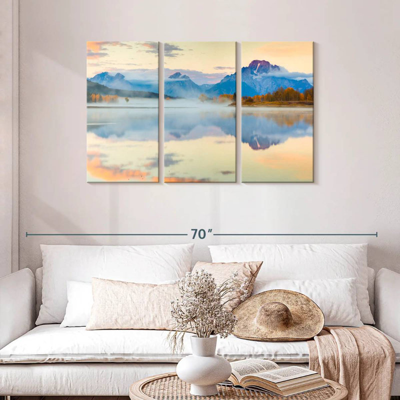 Alvord Hazy Grand Teton, 28" H x 45" W