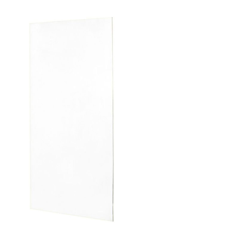 36 W 0.25 D 72 H Single Wall Solid Surface Wall, White