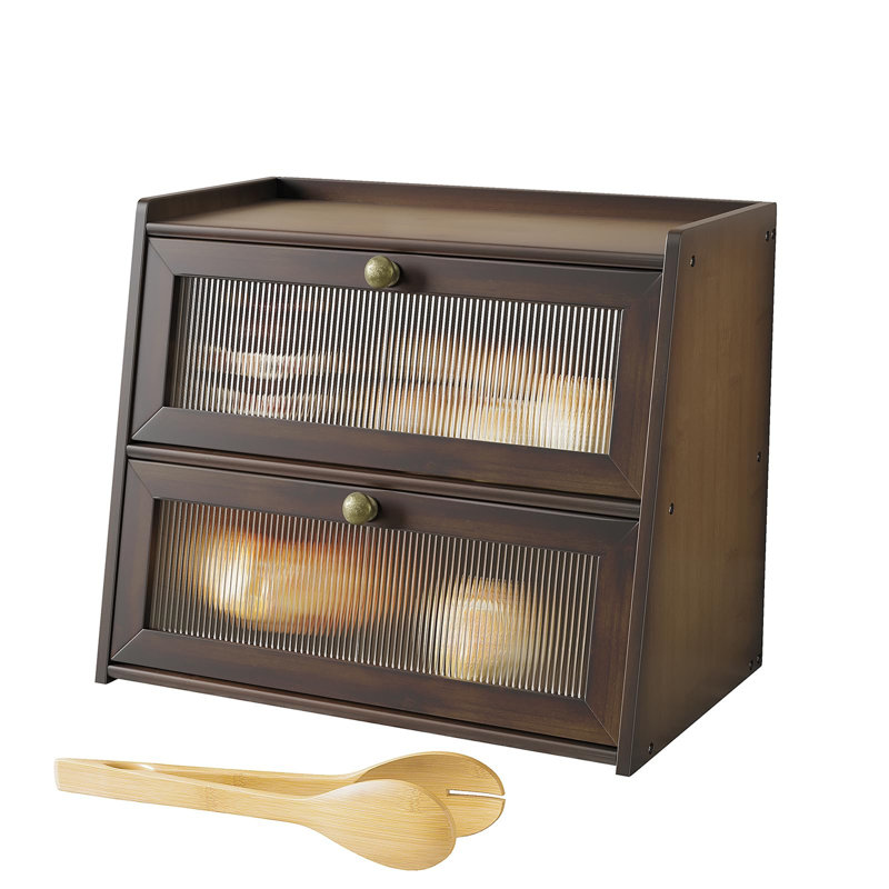 Rheims Food Storage Container, Walnut