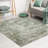 Livigno 1241 Transitional abstract Striated Green Area Rug-1908852929