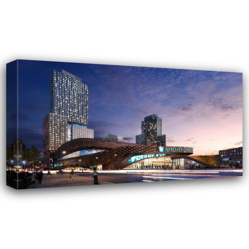 Barclays Center, 10" H x 18" W