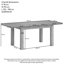 Dover Extendable Oak Rectangular Dining Table-33399092