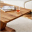 Table basse rectangulaire de luxe moderne et simple, multifonctionnelle pour la salle à manger, le travail et les jeux dans n'importe quelle pièce