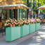 Boîte à fleurs en métal noir-362100650-362100649