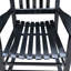 Chaise berçante en bois noir sans passe-partout-1963254890