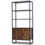 Storage Cabinet with 3 Open Shelves