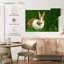 Lapin mangeant une feuille-526562124