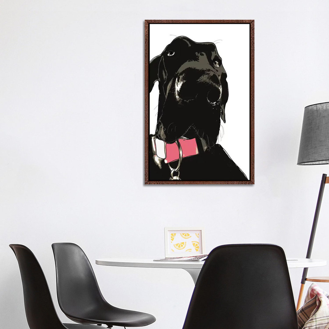 Coaly The Great Dane von Sketch And Paws - Galerie-umwickelte Leinwand Giclée auf Leinwand