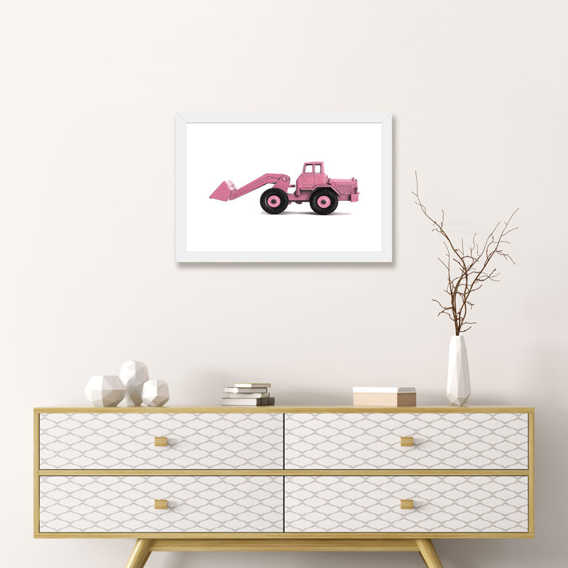 Chargeur frontal blanc rose par Saint and Sailor Studios - reproduction de photo, H 16 po x l 24 po x P 1 po, Blanc