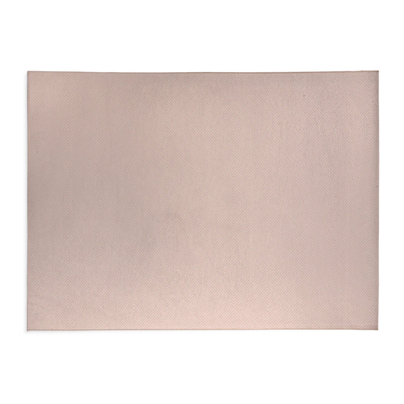 Tapis de bureau léger Eye Chev, L 5 pi x L 3 pi, Rose