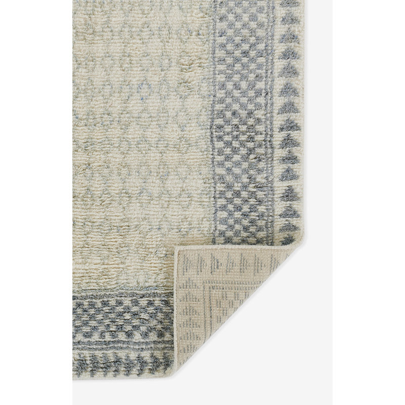 Wool Moroccan Area Rug, Rectangle 4' x 6'