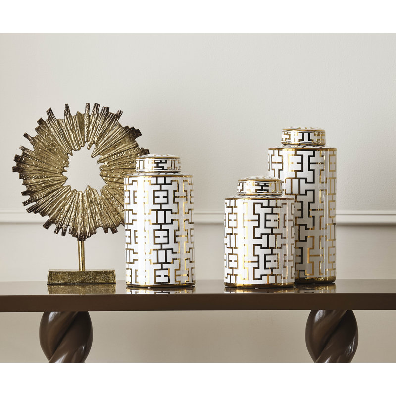 Noble Handmade Porcelain Jars (3 Piece Set)