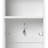 McAlmont Hall Tree 14.75'' Wide, Coat Rack Freestanding Hall Tree with 3 Hooks, Entryway Furniture for Coat and Shoe Storage, Entryway Organization with an Adjustable Shelf, 14.75"W x 72.5"H x 15.5"D, White-352210074