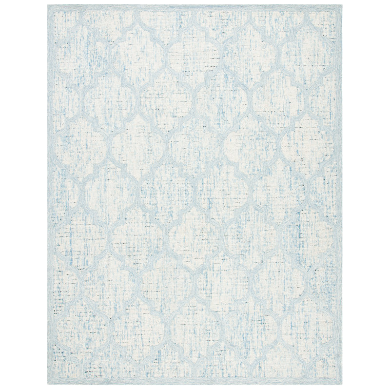 Tapis en laine touffeté à la main Swader, Rectangle 10 pi x 14 pi