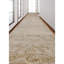 Hand-Knotted High-Quality Beige and Gold Runner