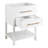24" Robertson Single Bathroom Vanity Set with Rectangular Undermount Sink-75246828-75246836-75246837