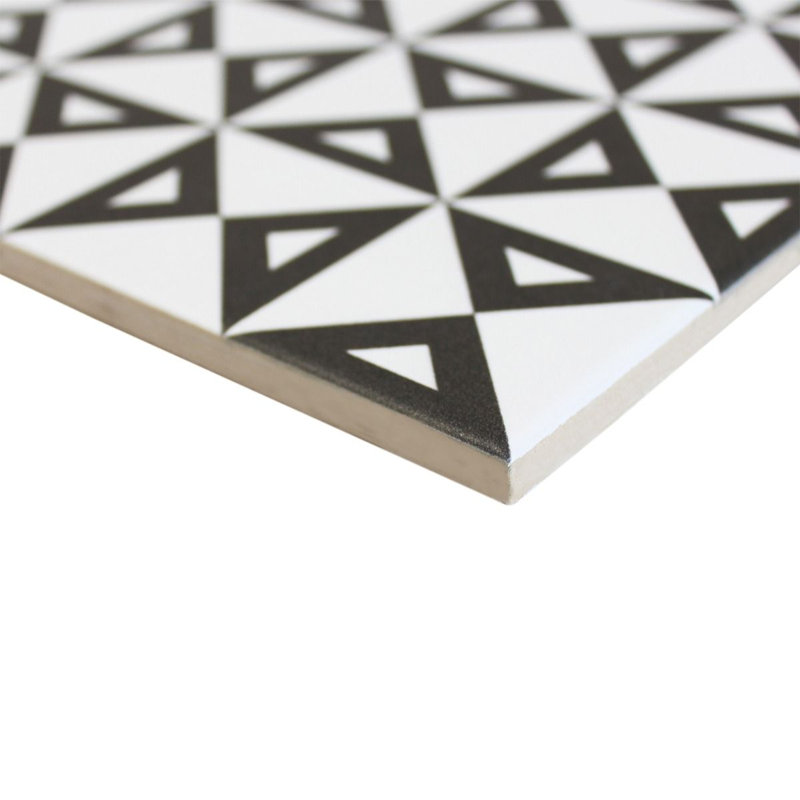 Carreau de porcelaine pour mur et plancher 7,87 "x 7,87" Script