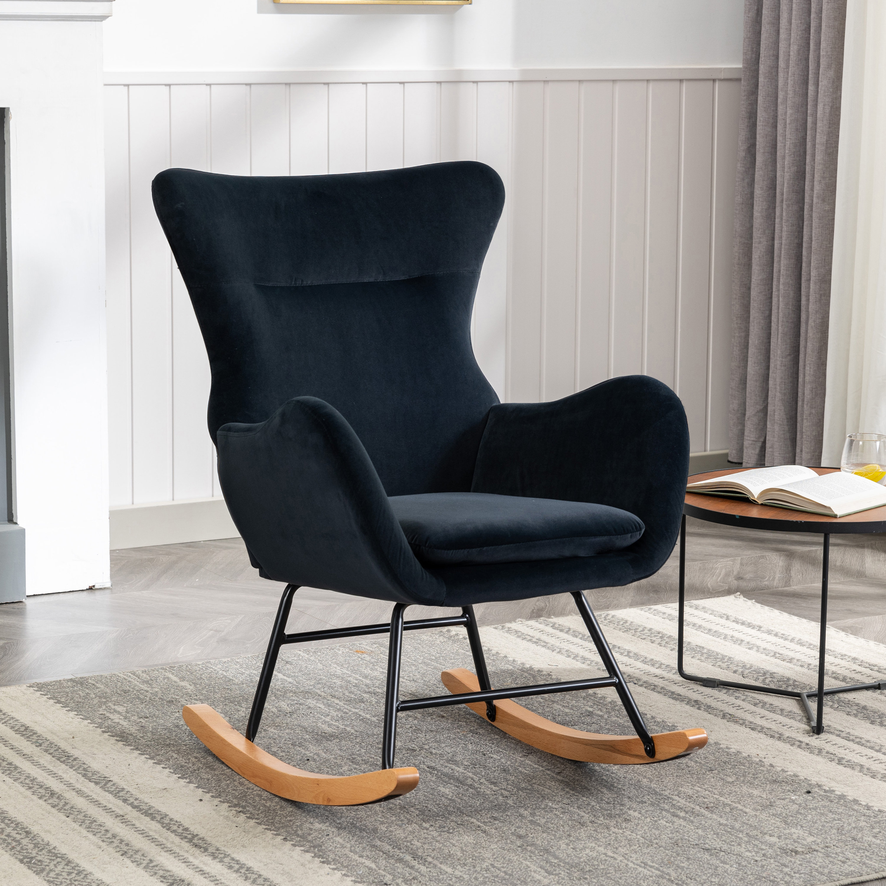 George Oliver Metal Rocking Chair | Wayfair