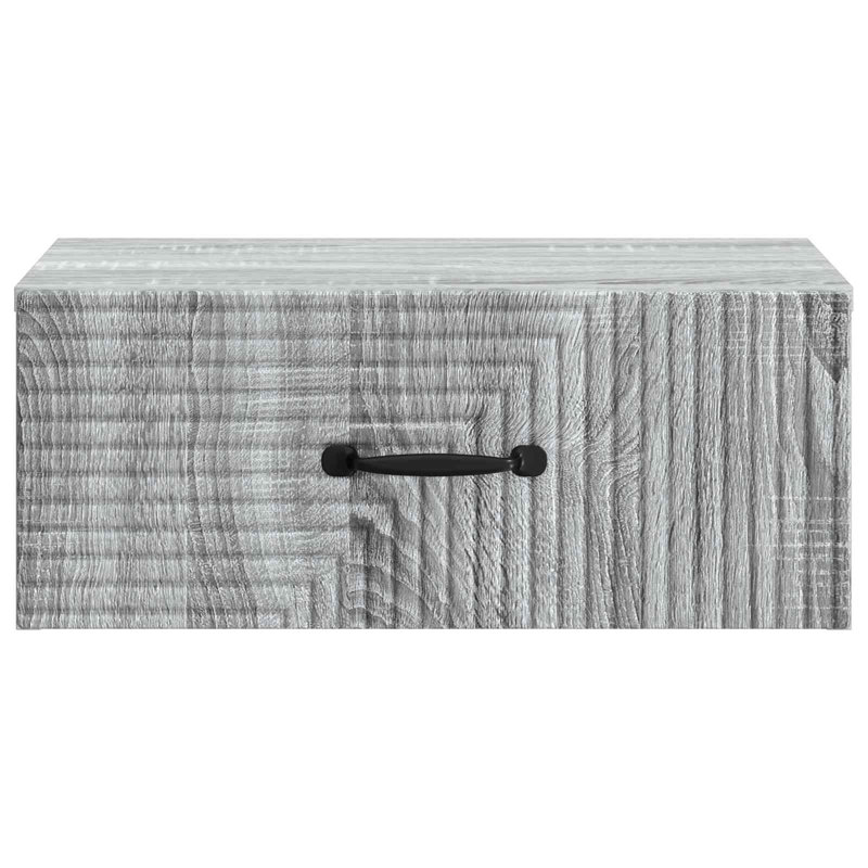 49cm W Manufactured Wood Bedside Table, Grey Sonoma