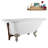 62" Streamline Clawfoot Tub,Tray,Drain, Clawfeet-101628983-102218229