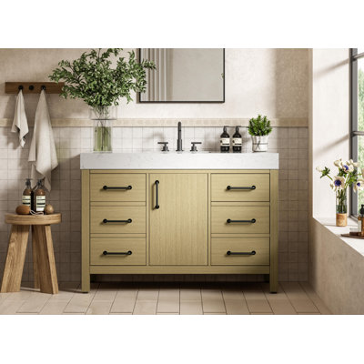 Meuble-lavabo simple 48 po_Traditional_VF60648