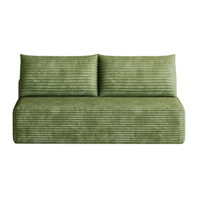 Canapé d'angle infonuagique, canapé modulaire moderne avec assise profonde, canapés rembourrés pour salon et chambre, aucun assemblage requis (tissu en velours côtelé moelleux)