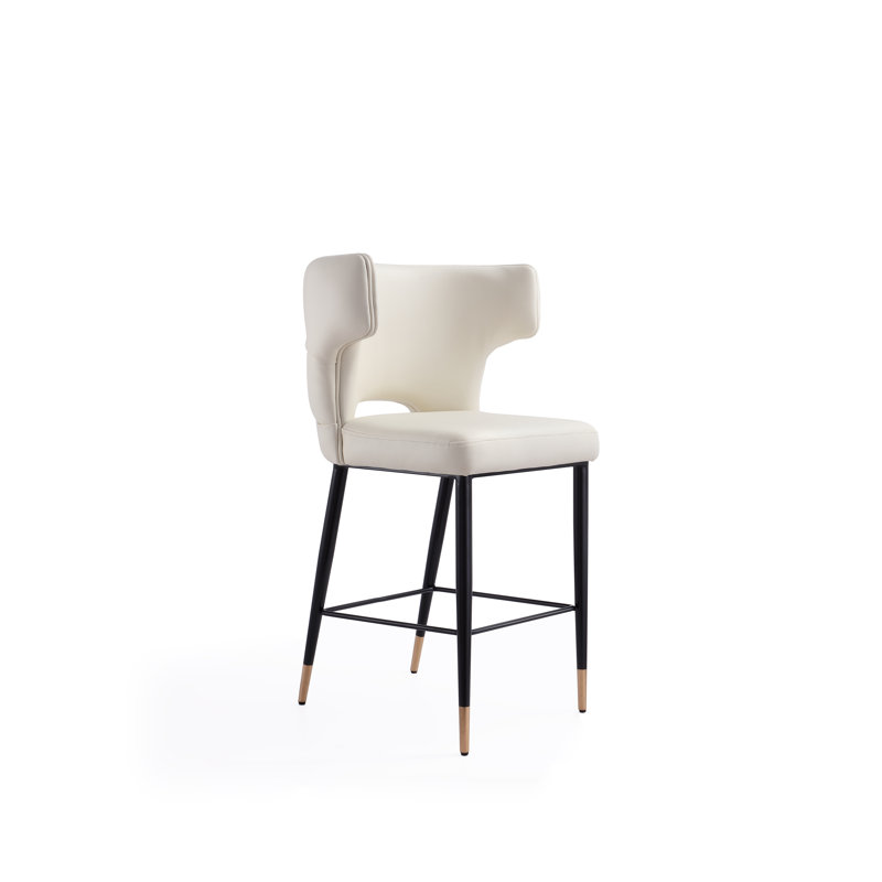 Tabouret de bar Holguin, Crème, crème, Tabouret de bar (siège d'une hauteur de 28 po), 1