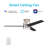 Raiden Indoor Smart Ceiling Fan with LED Light Kit and Wall Control, Works with Google Assistant, Amazon Alexa, and Siri Shortcuts.-2005743204-2005743207-2005743193