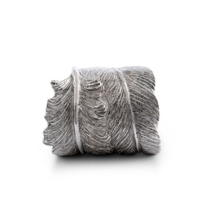 Song Bird Pewter Feather Napkin Ring