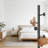 Modern Freestanding Coat Rack With Natural Marble Base, 8 Hooks, Heavy-Duty Metal Hall Tree Stand For Entryway, Office, And Home