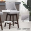 Tabouret de bar rotatif 28,25 po Orsay-2109938401
