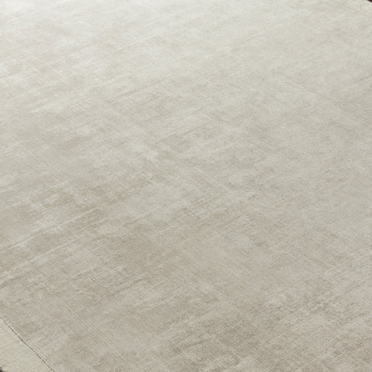 Mckinley Handmade Viscose Gray Rug
