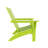 Joubert HDPE Plastic Folding Adirondack Chair-443323607