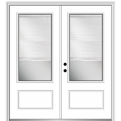 MMI DOOR 74 in. x 81.75 in. Fiberglass Prehung Front Entry Door