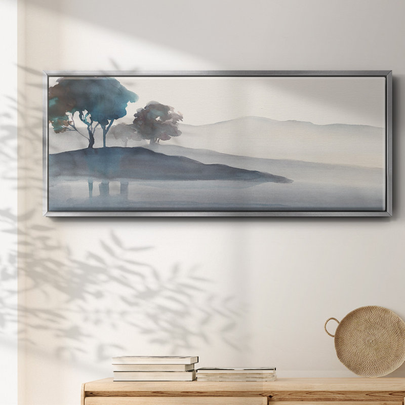 Silhouette sereine I - toile encadrée, H 20 po x l 50 po