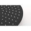 Douche de salle de bain haute matte noire - fixée au mur avec pomme de douche à pluie en acier inoxydable de 10 po et douche à main, ensemble d'équilibrage de valve 2 voies