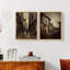 «Vintage Landscape LX», impression giclée sur cadre - ensemble de 2-207107312-207107320
