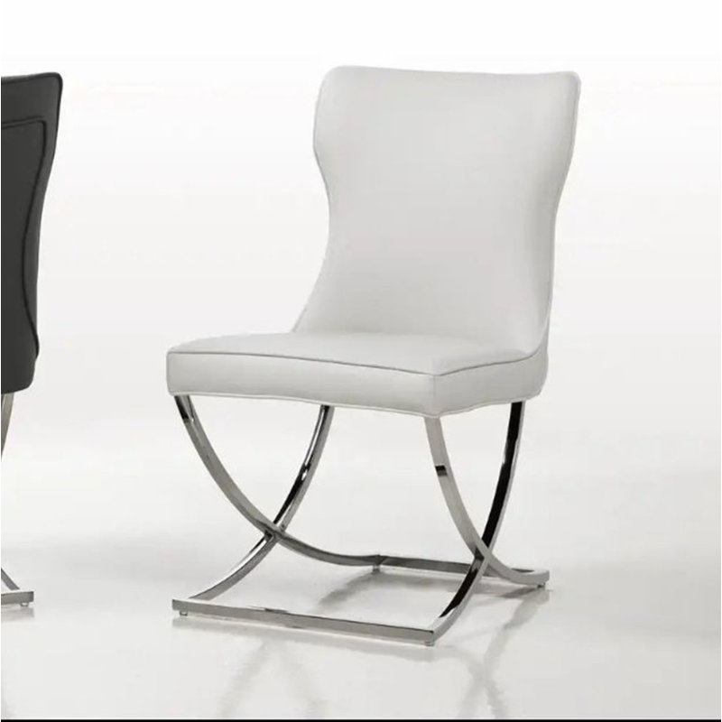 Chaise rembourrée Alaynie, Gris