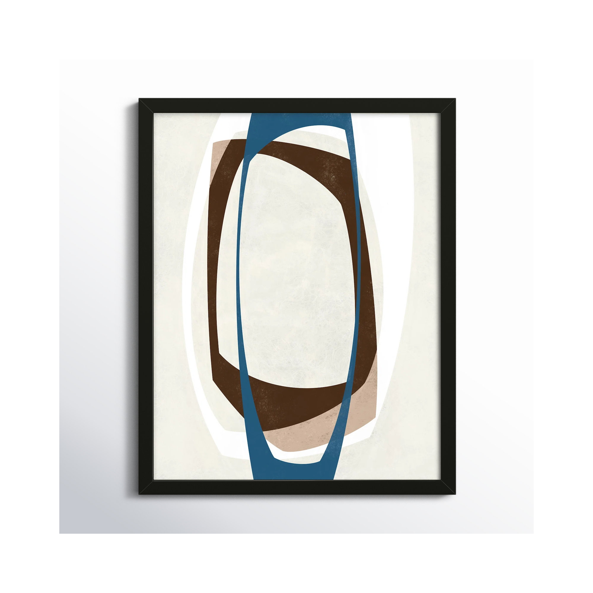 Orbit 1 by Jacques Pilon, 30" H x 24" W, Black Framed