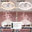 Ceiling Fans With Lights Dimmable LED Embedded Installation Of Thin Modern Ceiling Fans(Pink)-1240153486