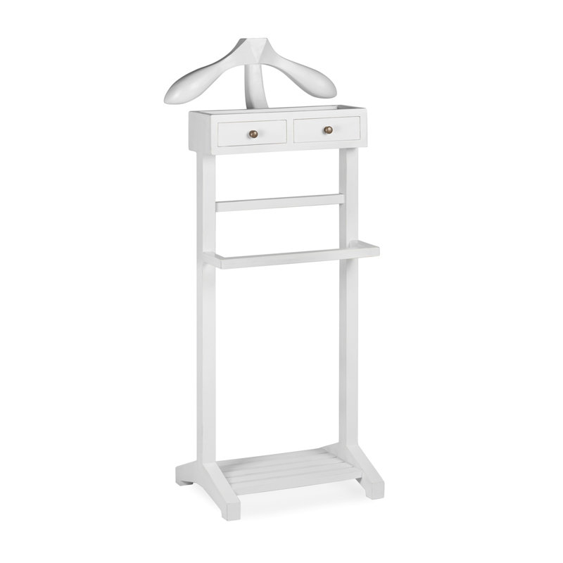 Solid Wood Freestanding Valet Stand
