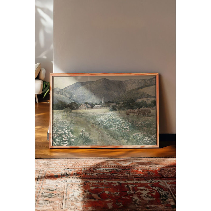 Peinture décorative encadrée