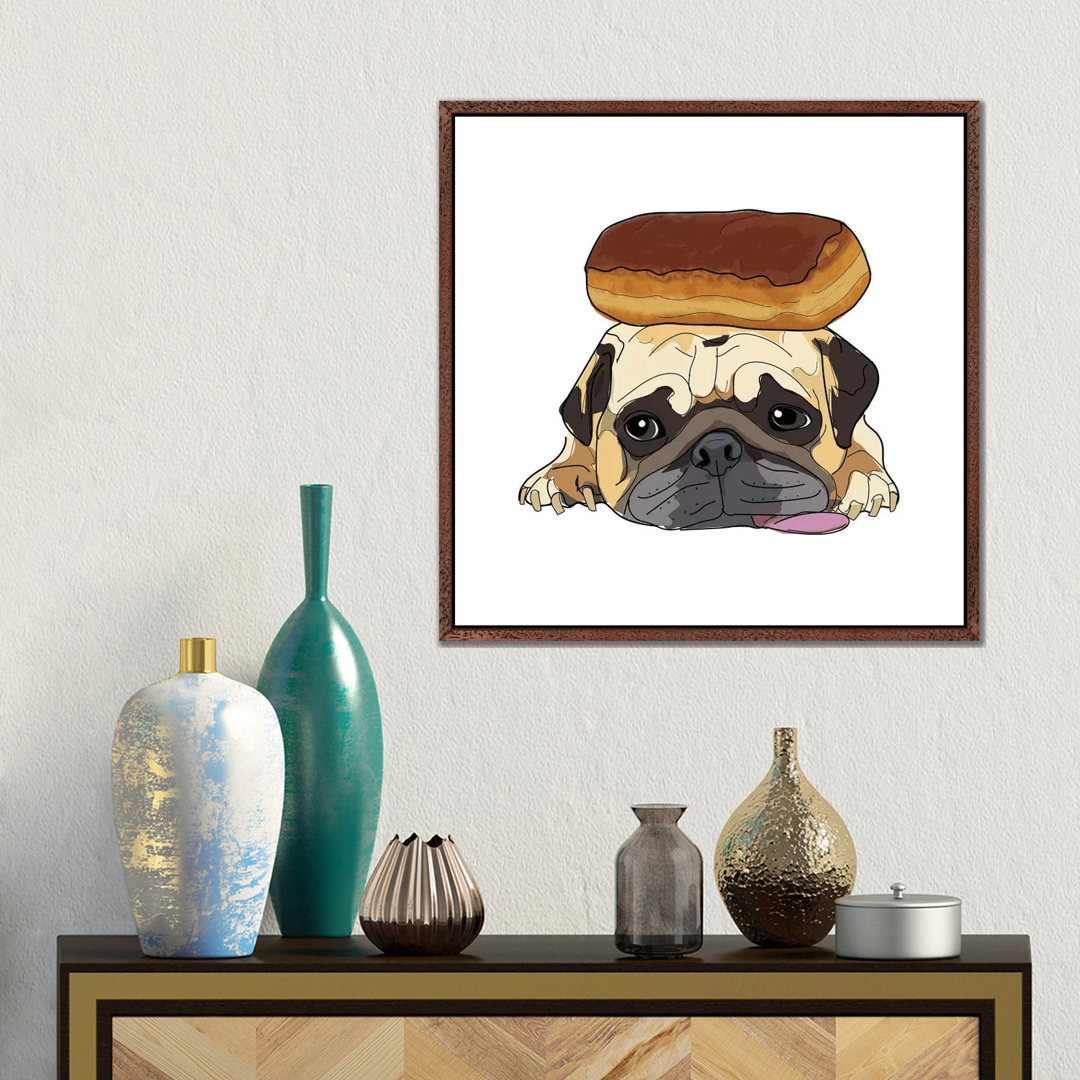 Maple Bar Dog von Sketch And Paws - Gallery-Wrapped Canvas Giclée on Canvas