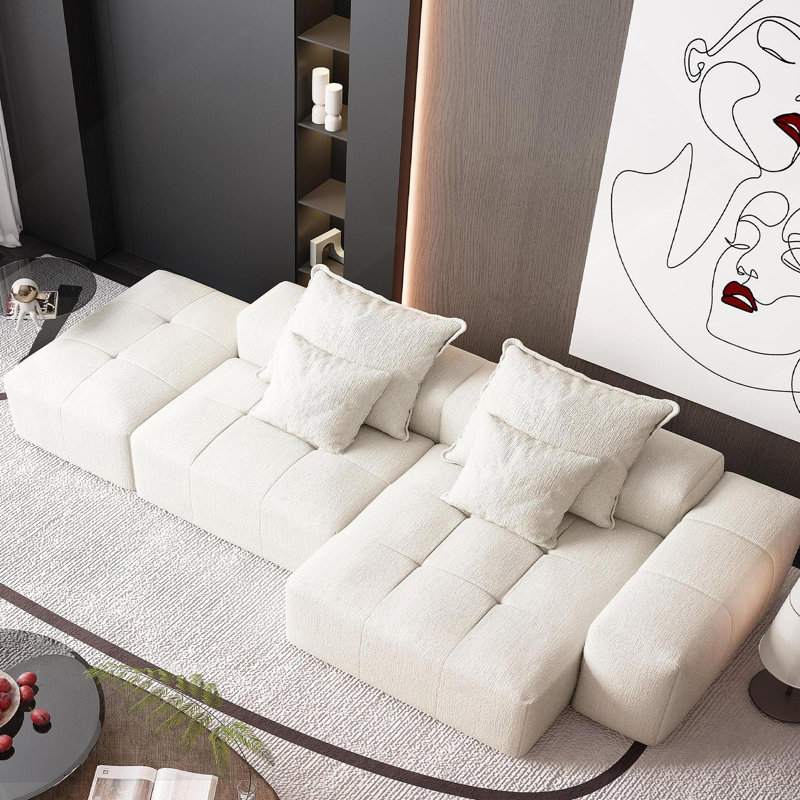 Canapé modulaire surdimensionné Modern, Beige
