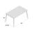 Azra Solid Wood Base Dining Table
