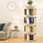 Rosmaria Geometric Bookcase