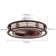 Evamae 5 - Blade Classical Elegant LED Caged Ceiling Fan with Light Kit and Remote Control