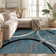 Tolchester Abstract Blue/Gray/Black Area Rug