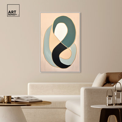 Earthworm In The Glass Bowl Abstract Wall Art by Art Remedy