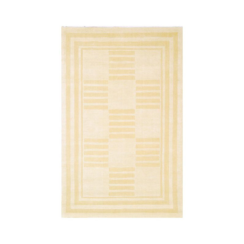 Raulston Hand Loomed Wool Geometric Rug, Rectangle 6' x 9'